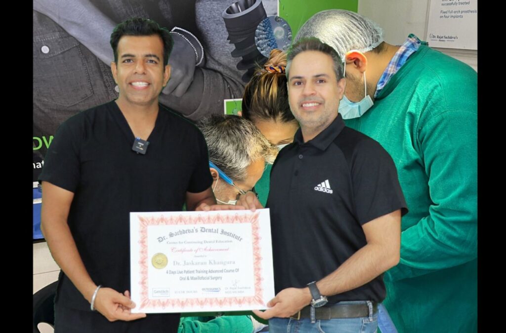 dr jay shankar from torronto on oral surgury training courses