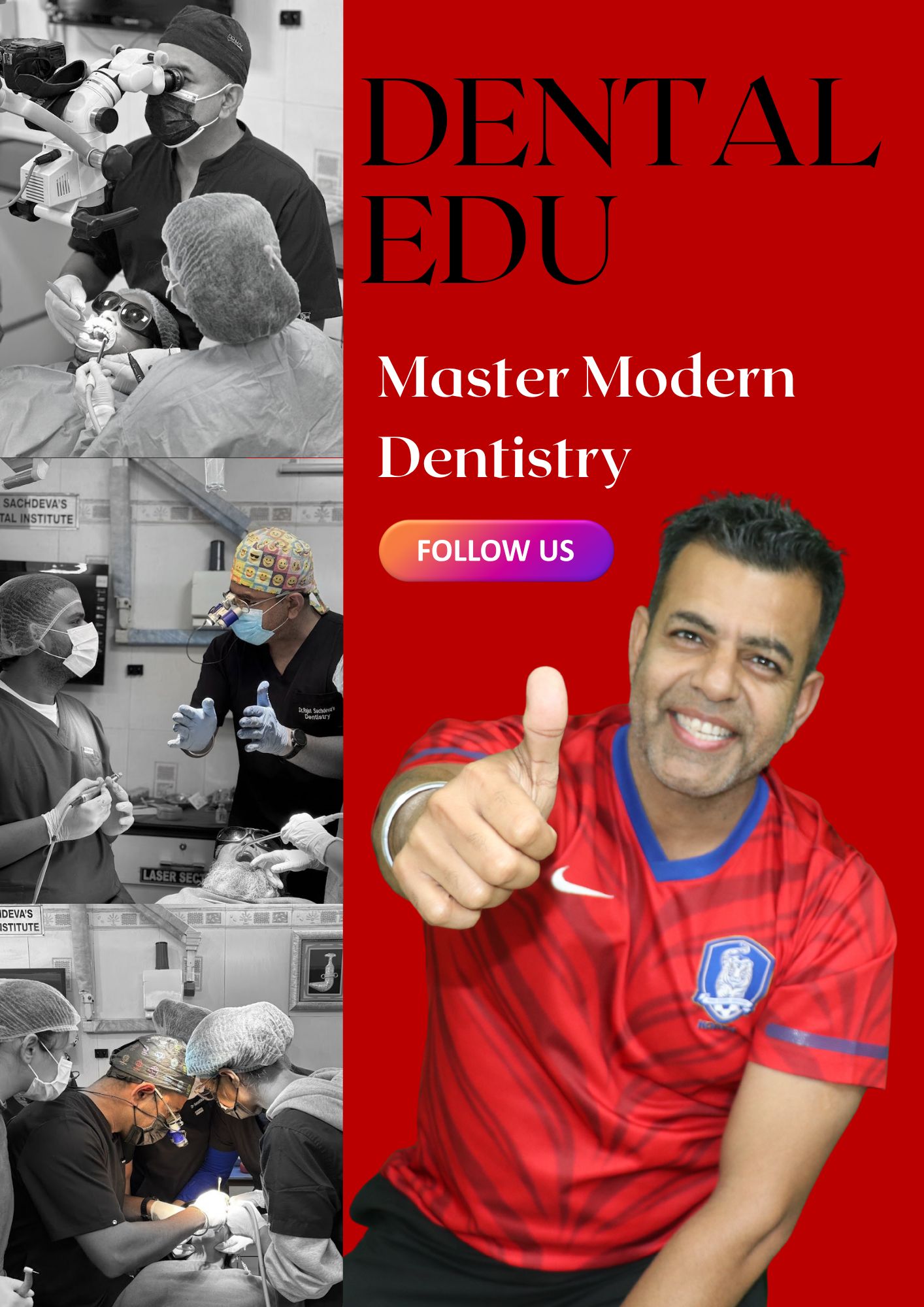 Red and Black Creative Fashion Model Resume