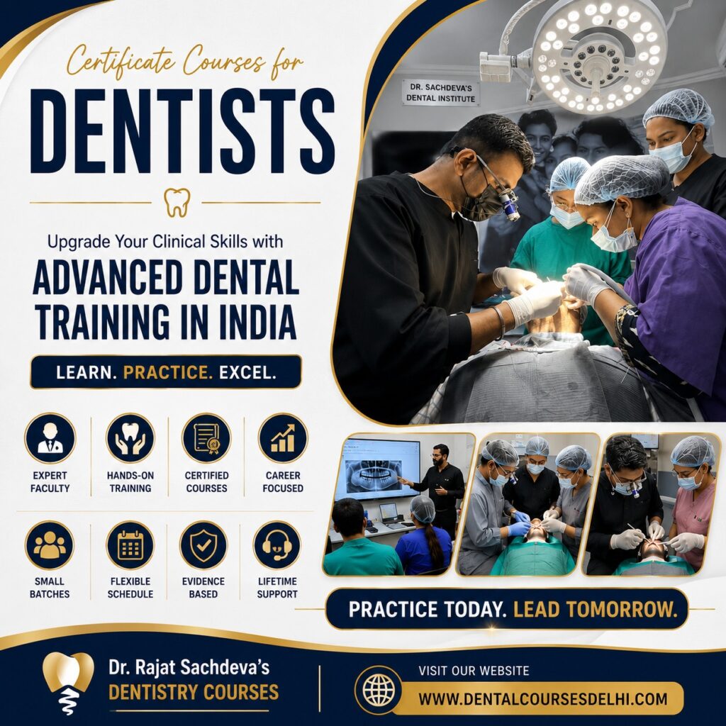 certificate courses for dentists